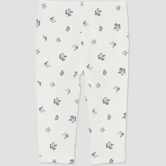 Baby Girls' 2pk Floral Ruffle Pants - Blue - Picture 5 of 6